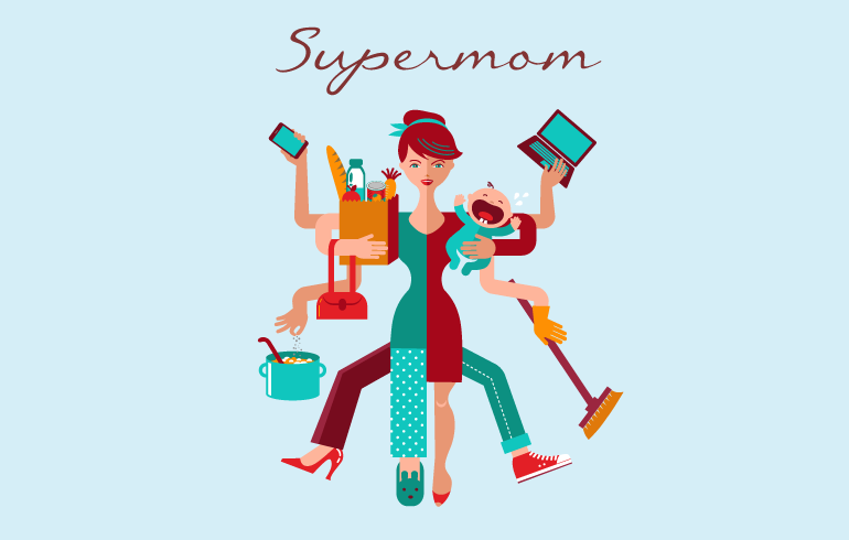 Super mom Graphic