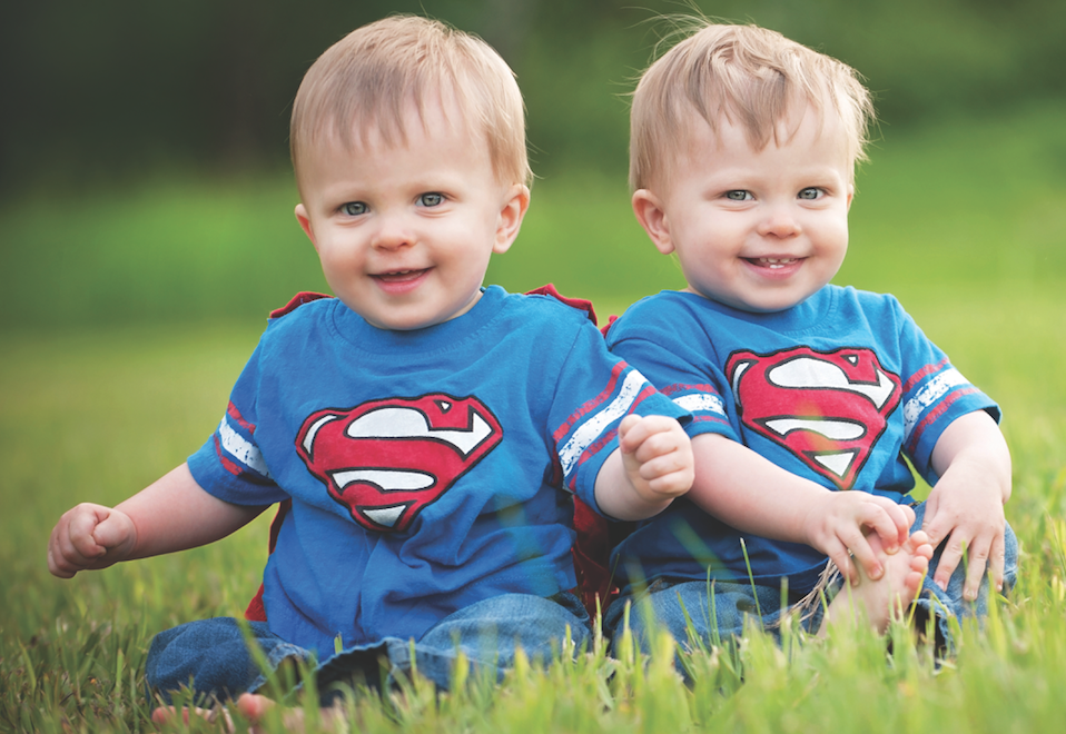 Boys Superman shirts