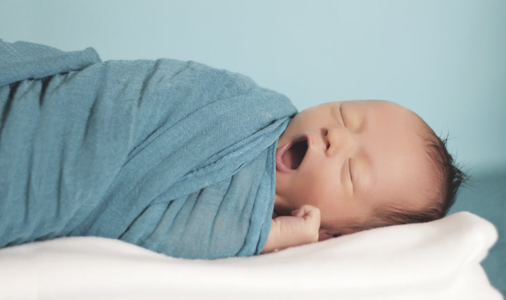 NightTime Baby Yawning