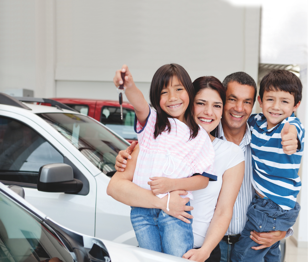 Family Buying a Car